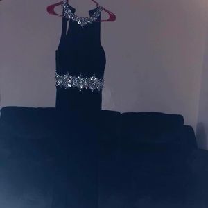 Prom dress with shoes